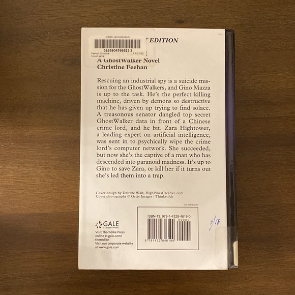 Christine Feehan Large Print Reader’s Bundle (Covert Game & Dark Sentinel) - Picture 7 of 13